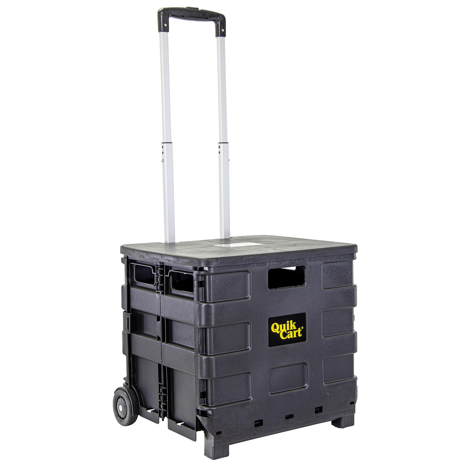 dbest Products Quik Cart Sport Collapsible Rolling Crate on Wheels for Teache...