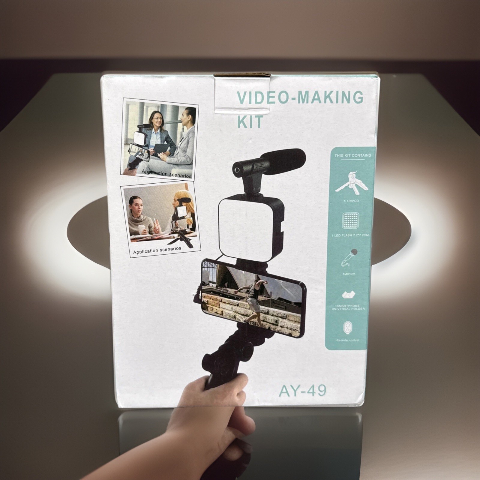 AY-49 Video Making Kit For Live Broadcasts New In The Box Free Fast Shipping