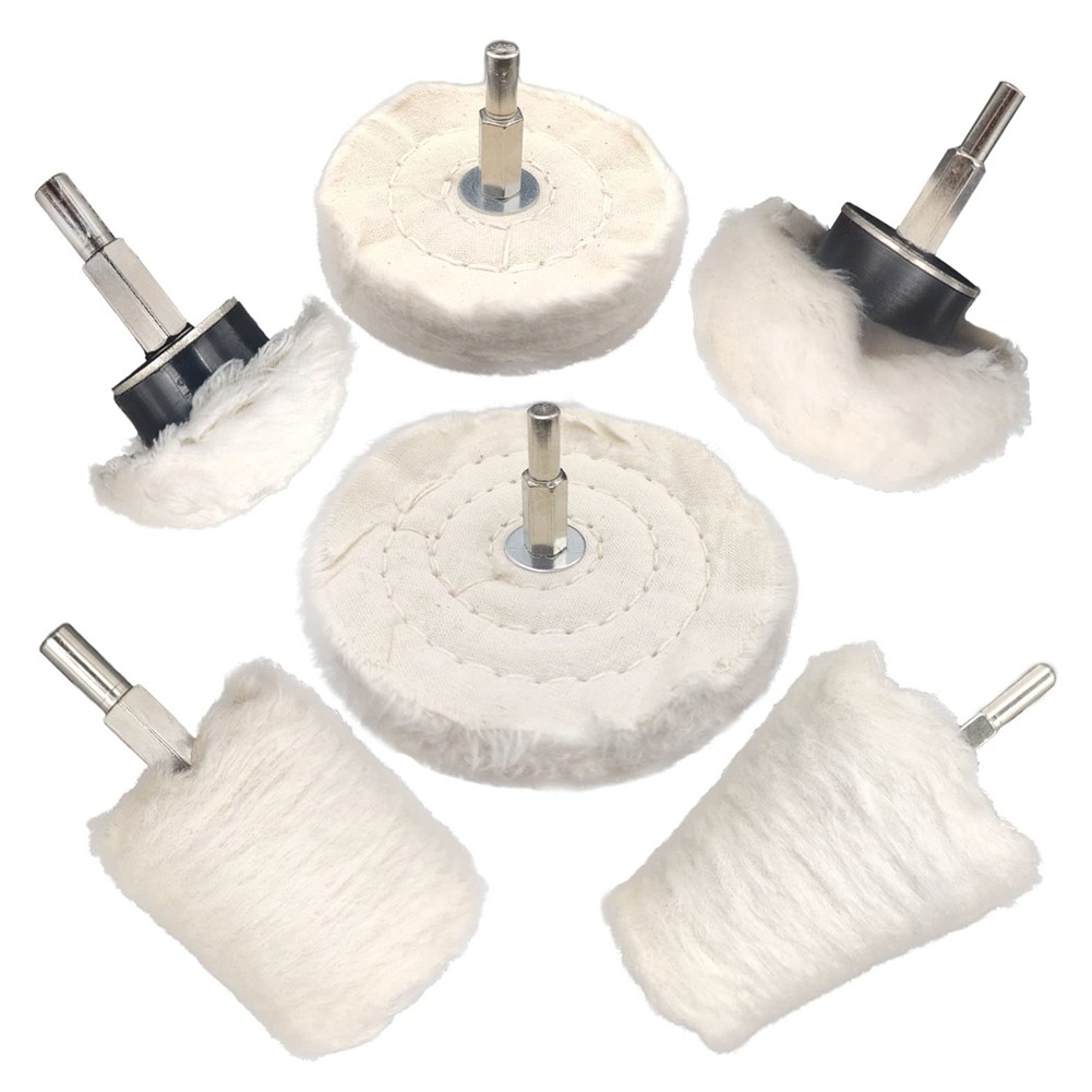 Buffing Wheel for Drill Buffing Pad for Metal Aluminum Stainless Etc L2R65125