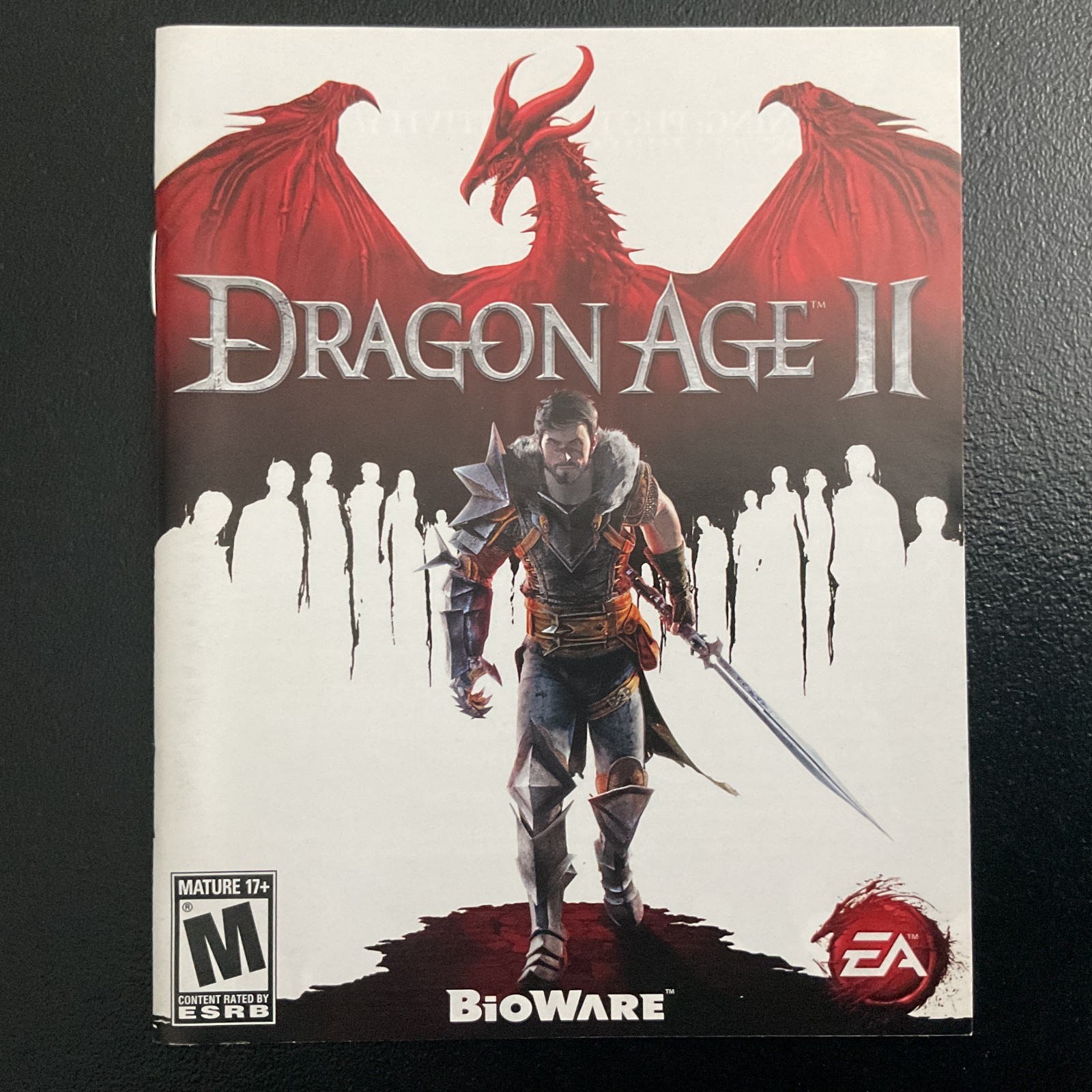 Dragon Age II 2 PS3 PlayStation 3 Instruction Manual Only