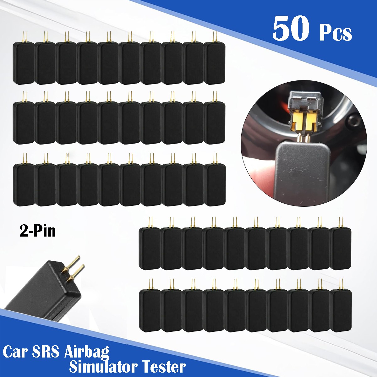 50PCS SRS Car Simulator Emulator Resistor Bypass Fault Finding Diagnostic Tools