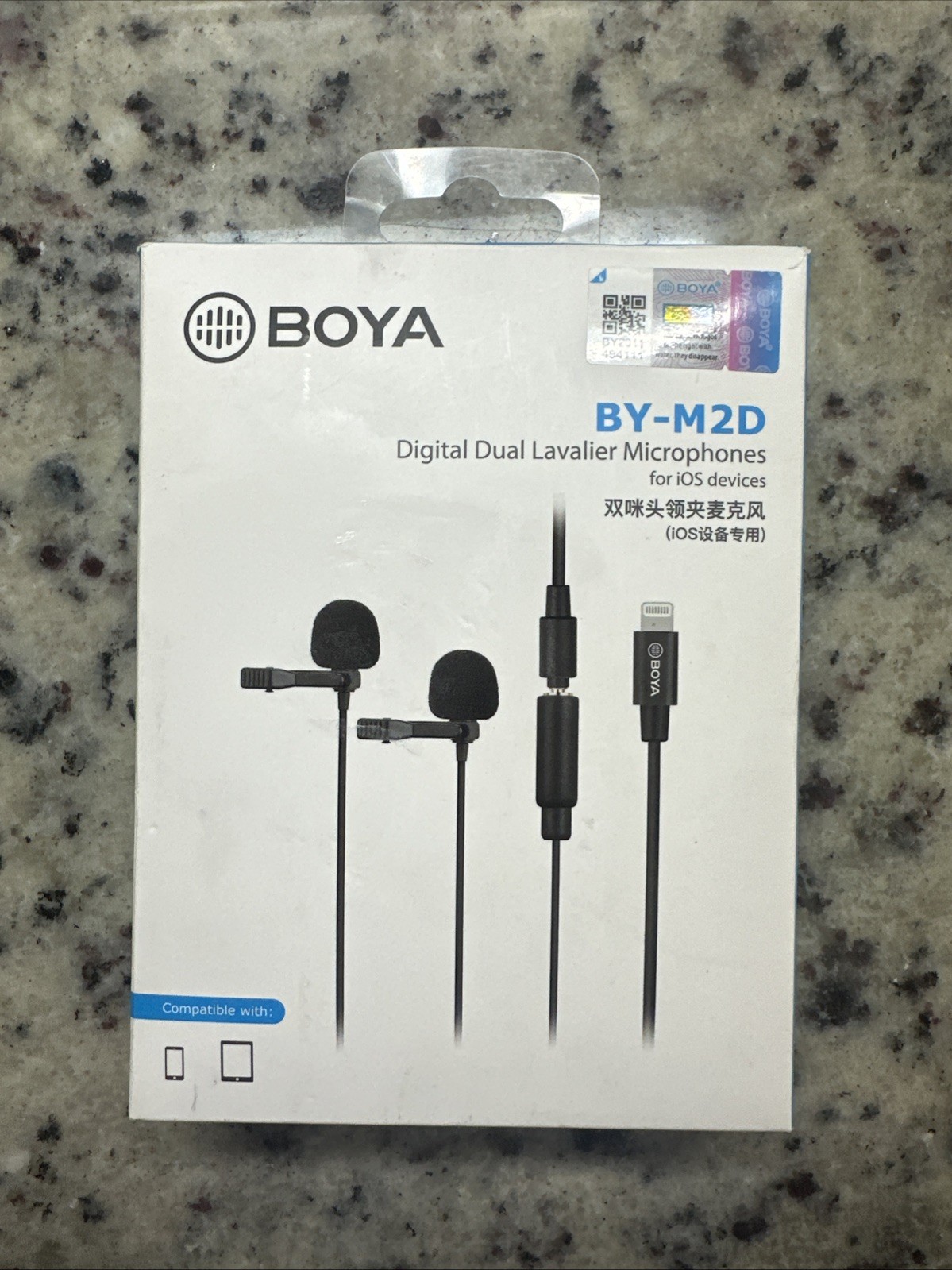New BOYA Lavalier Microphone for Vlogging Video Podcast Interview YouTube BY-M2D