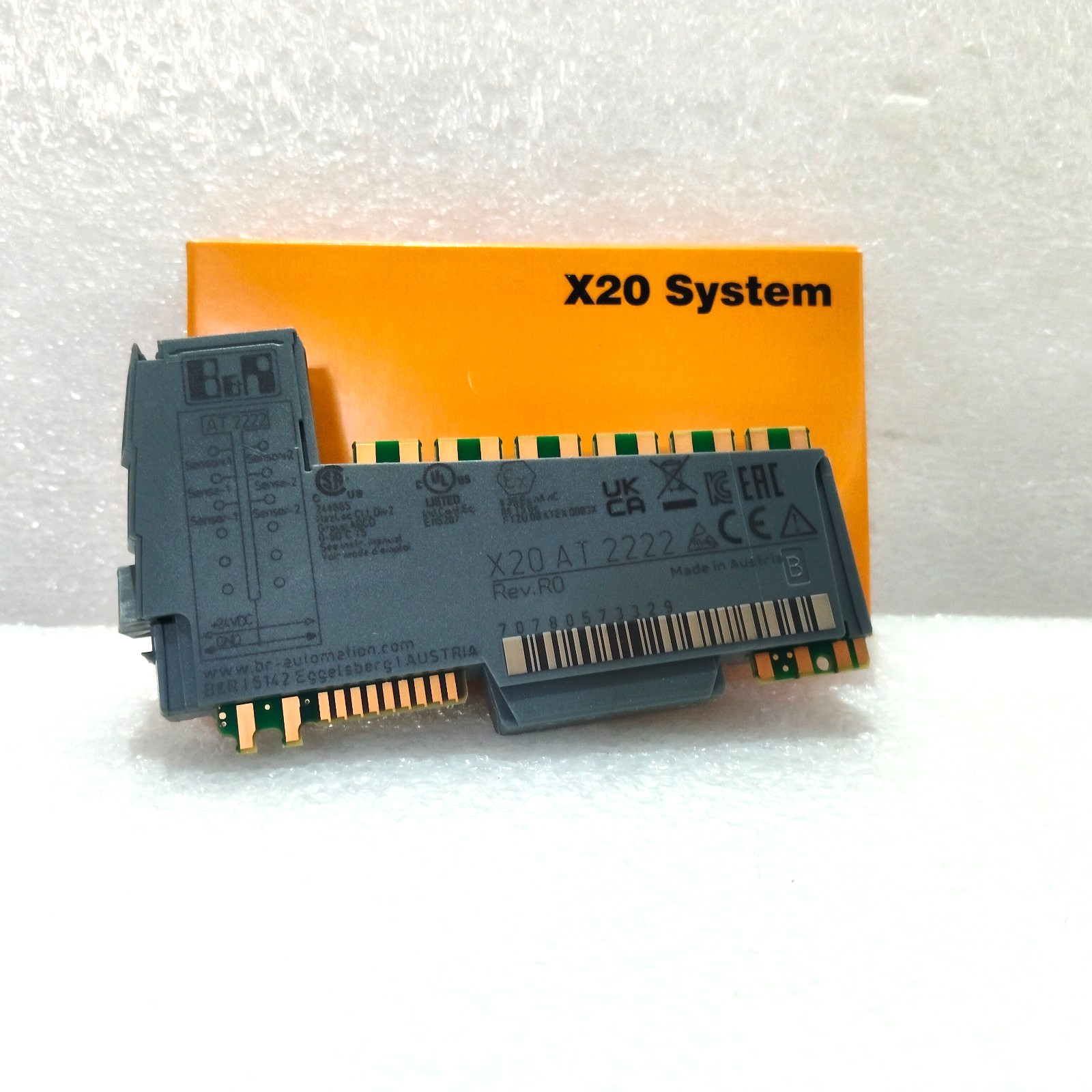 NEW B&R X20-AT-2222 24VDC Industrial Temperature Input Module  X20AT2222