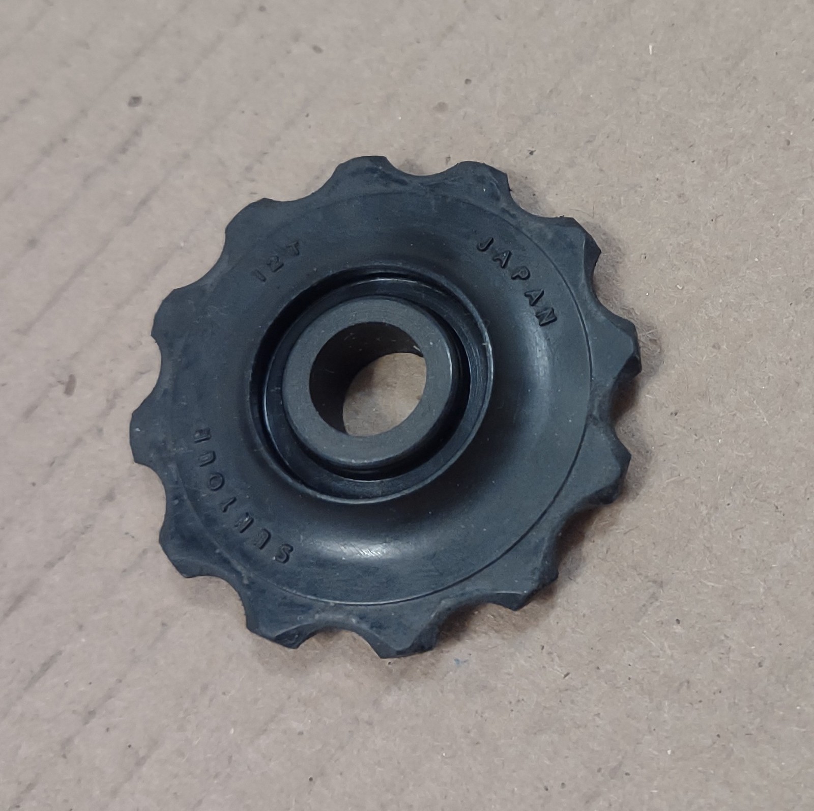 Old Vintage Suntour 12 Tooth Jockey Or Pulley Black Bike Bicycle