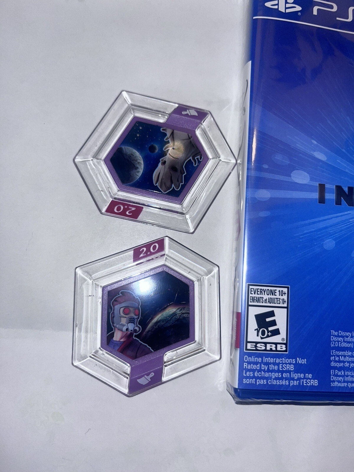 Lot Of 4 Disney Infinity Power Discs Figure And PlayStation New