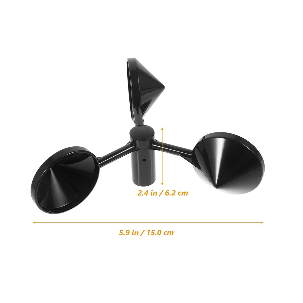 2 Pcs Wind Direction Indicator Anemometer Handheld Measurement Part Cup
