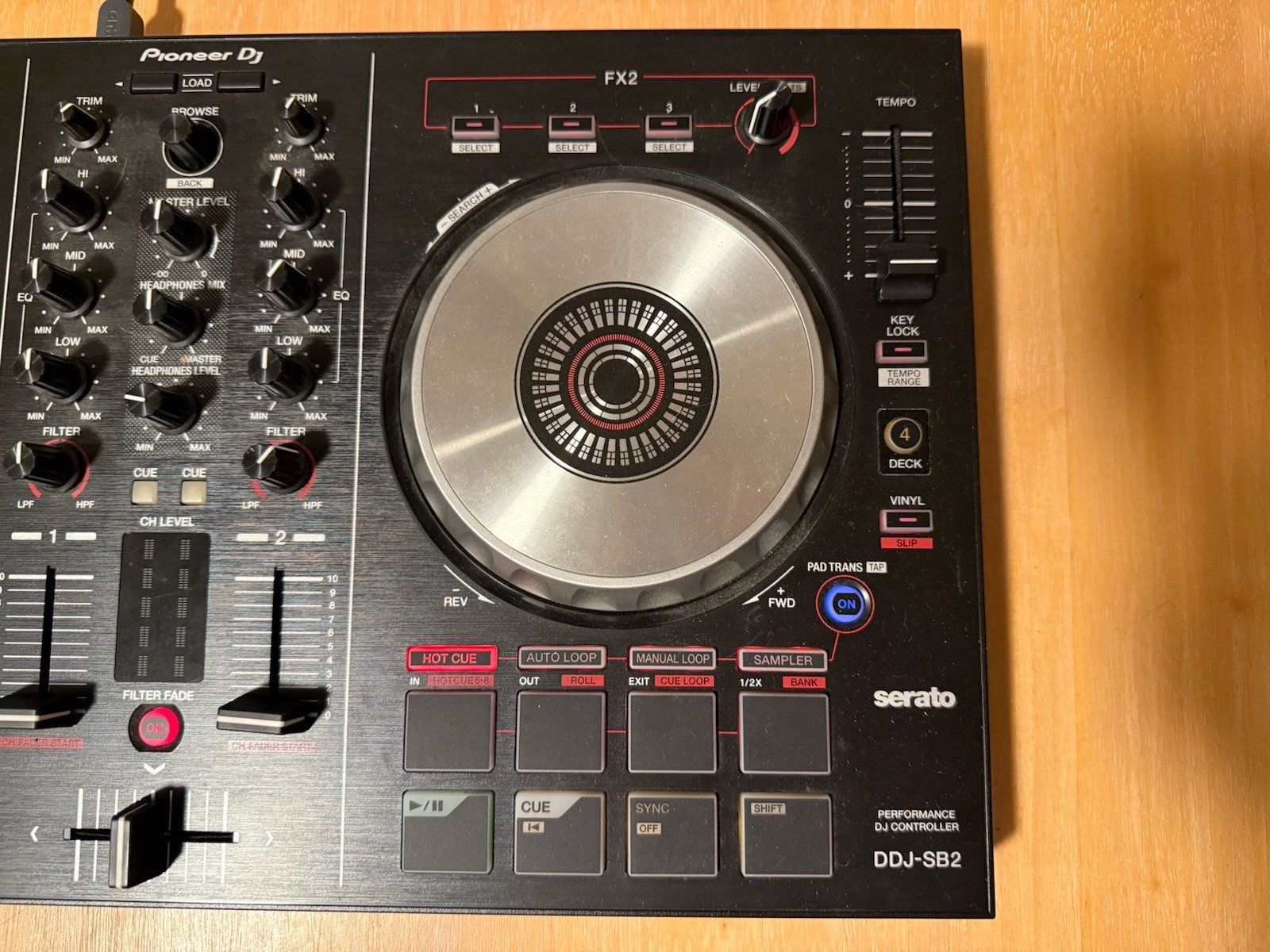 Pioneer DDJ-SB2 Serato Digital 2-Channel USB Performance DJ Controller