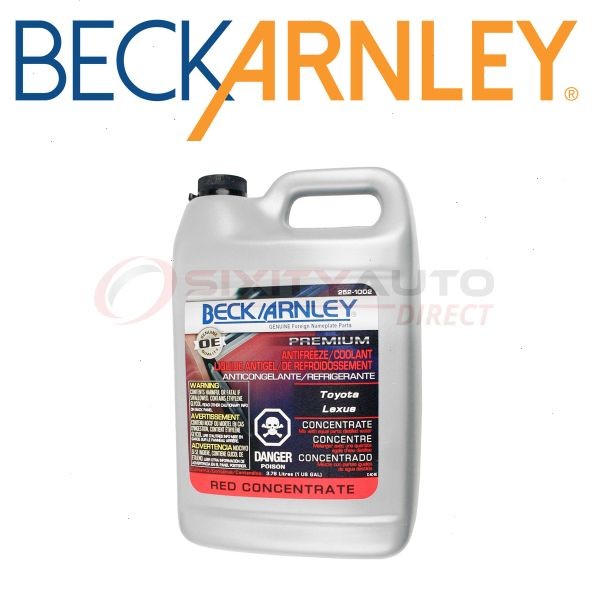 Beck Arnley Engine Coolant Antifreeze for 2004-2013 Scion xB - Accessories mh