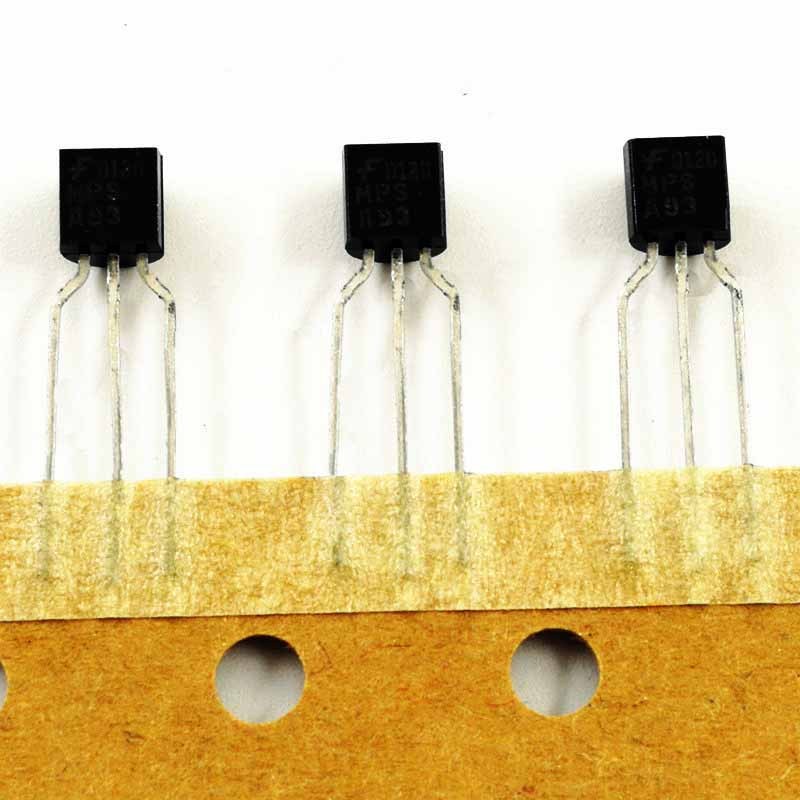 100 Pcs MPSA93 TO-92 MPS A93 High Voltage Transistors(PNP Silicon)✦Kd