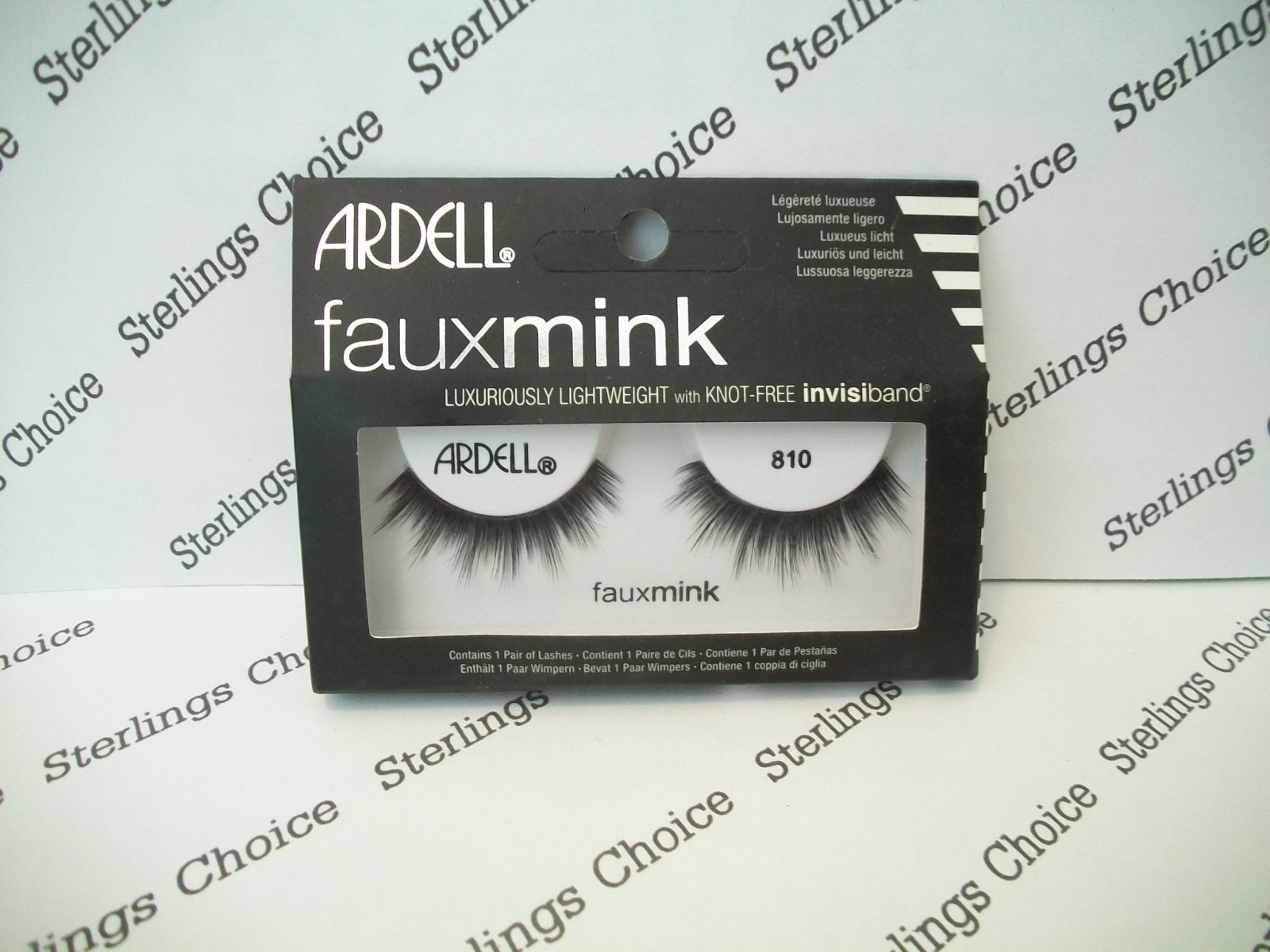 Ardell Fauxmink Luxuriously Lightweight Lashes #810 Black