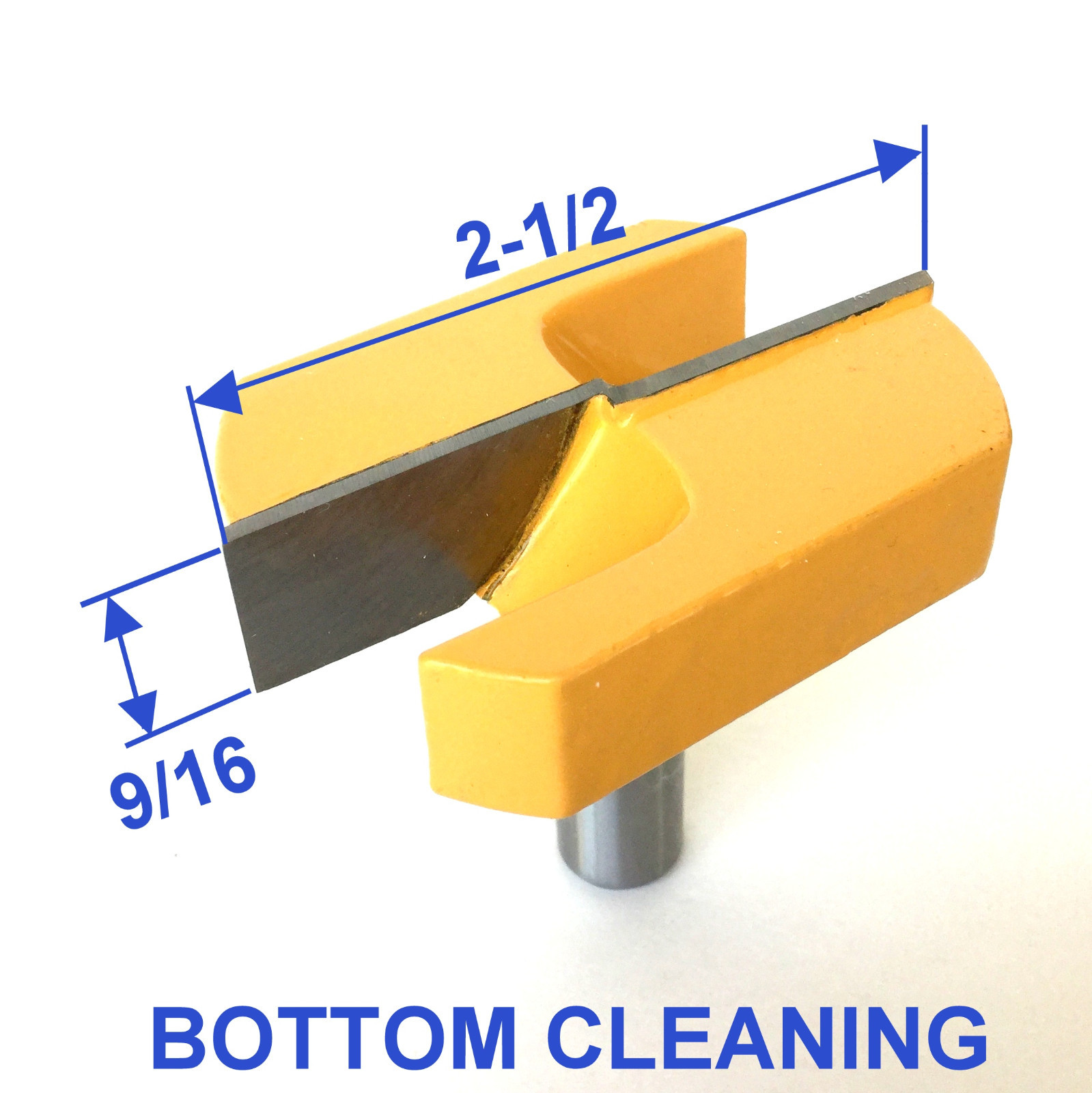 1 pc 1/2" Shank 2-1/2" Diameter Bottom Cleaning Router Bit re