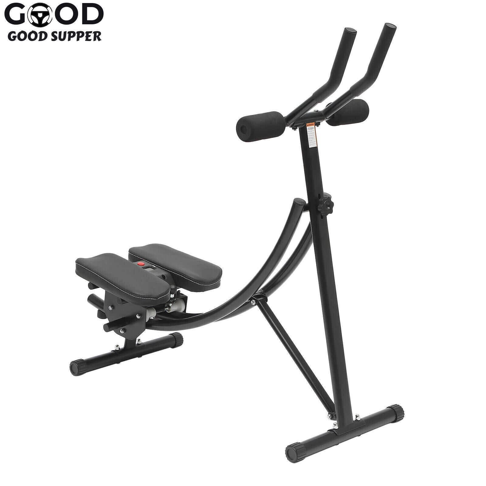 Ab Machine Coaster Abdominal Crunch Trainer fit Home Gym Core Workout Equipment