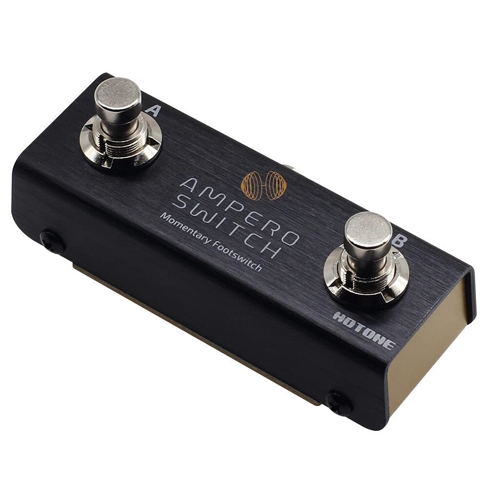 Ampero Dual Foot Switch Controller for Guitar Effects Pedals Compact Design