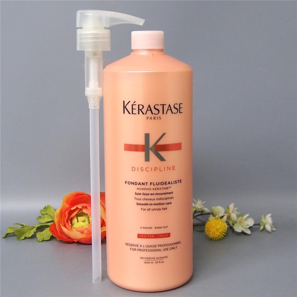 With Pump Kerastase Discipline  Fondant Fluidealiste 34oz / 1000ml