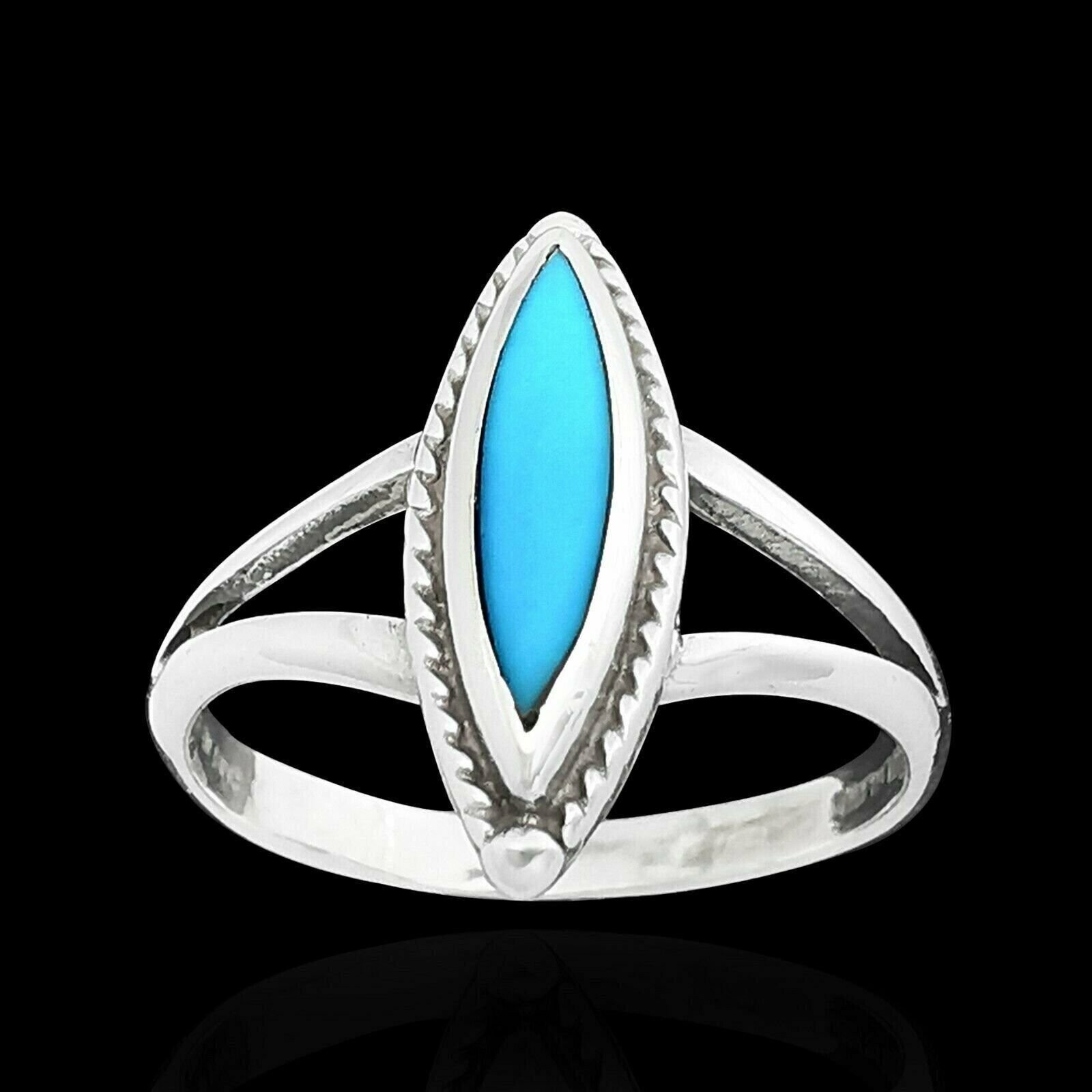 Twisted Wire Marquise Ring, Blue Resin, Size: 4