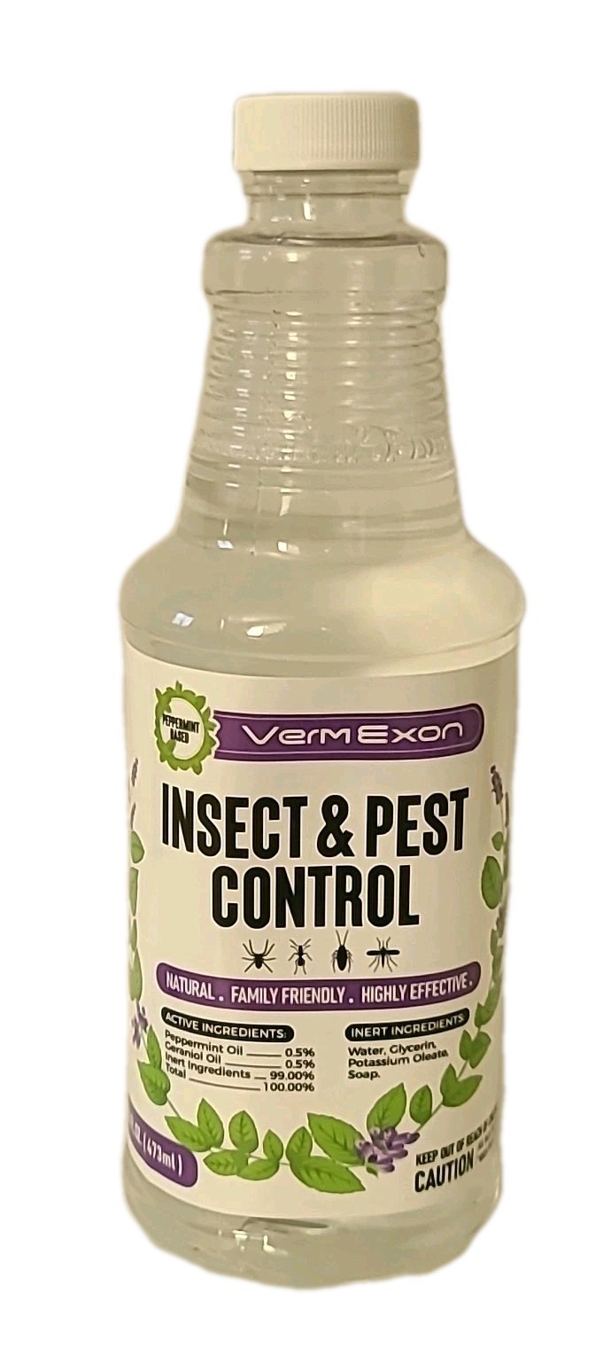 PEPPERMINT OIL Insect & Pest Control Spray – 16Oz NATURAL PLANT-BASED Bug Killer