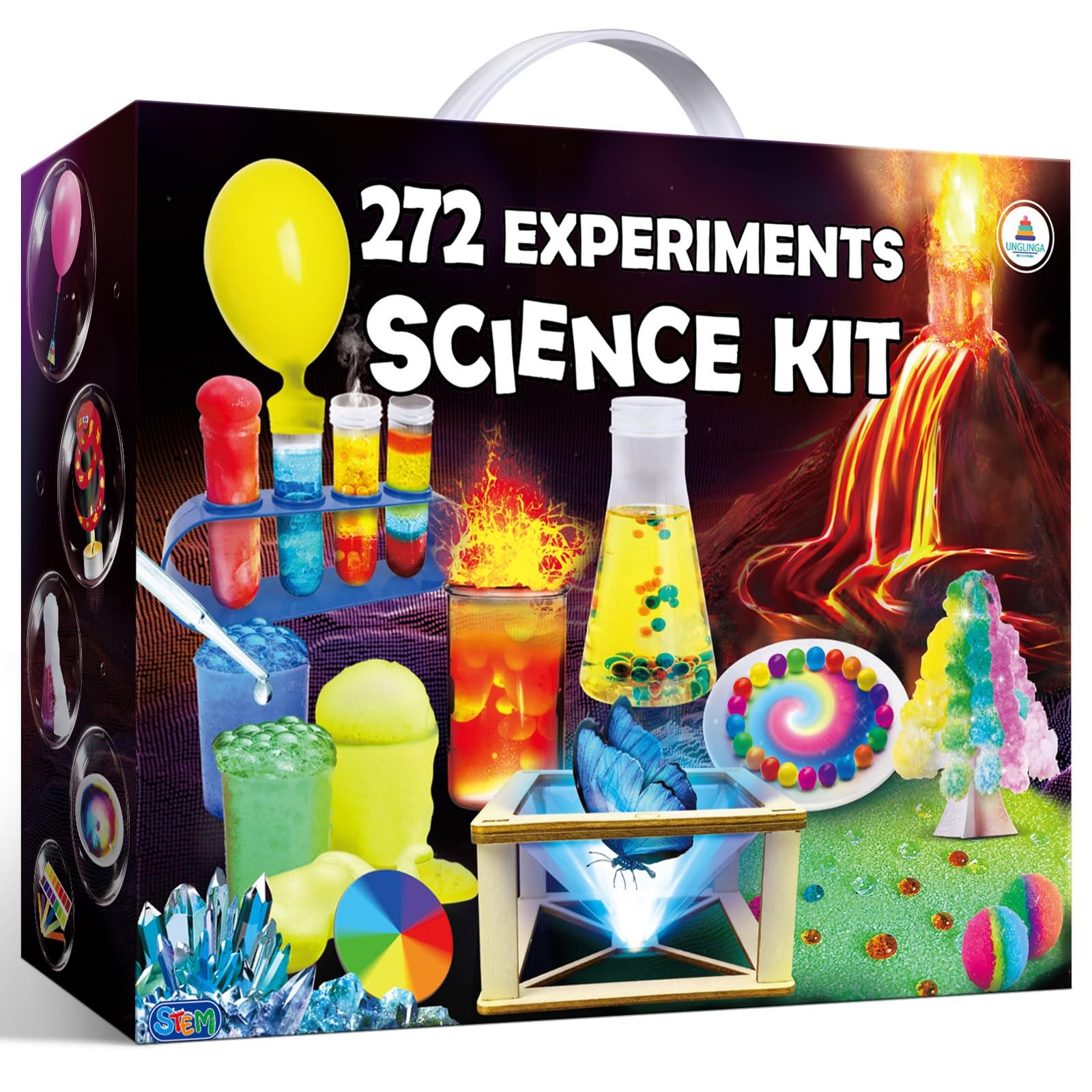 272 Experiments Science Kit for Kids, Chemistry Set, S.T.E.M Toys Boys Girls Bir
