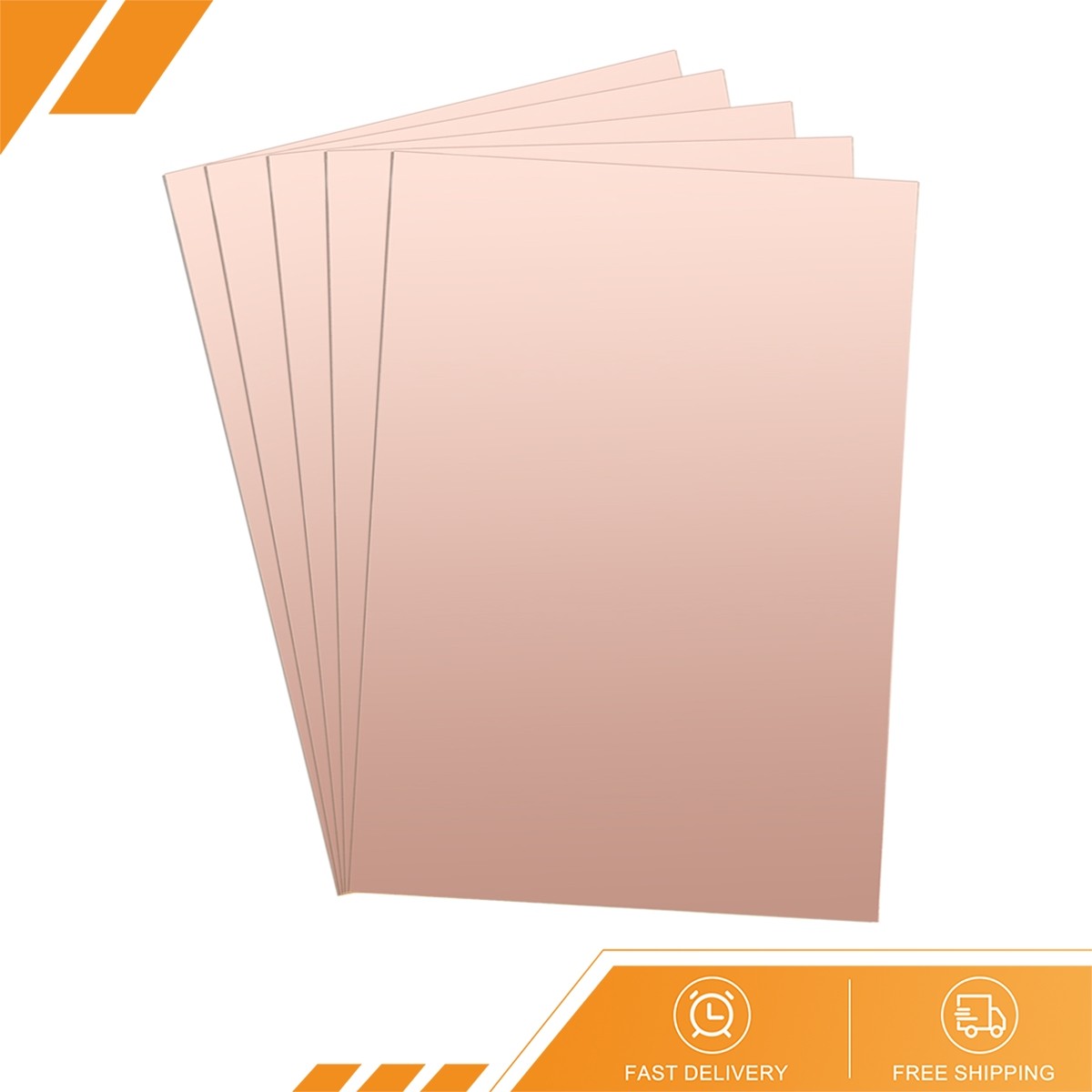 5 PACK 70x50mm Double Sided Copper Clad Laminate PCB Circuit Board FR4 1mm T