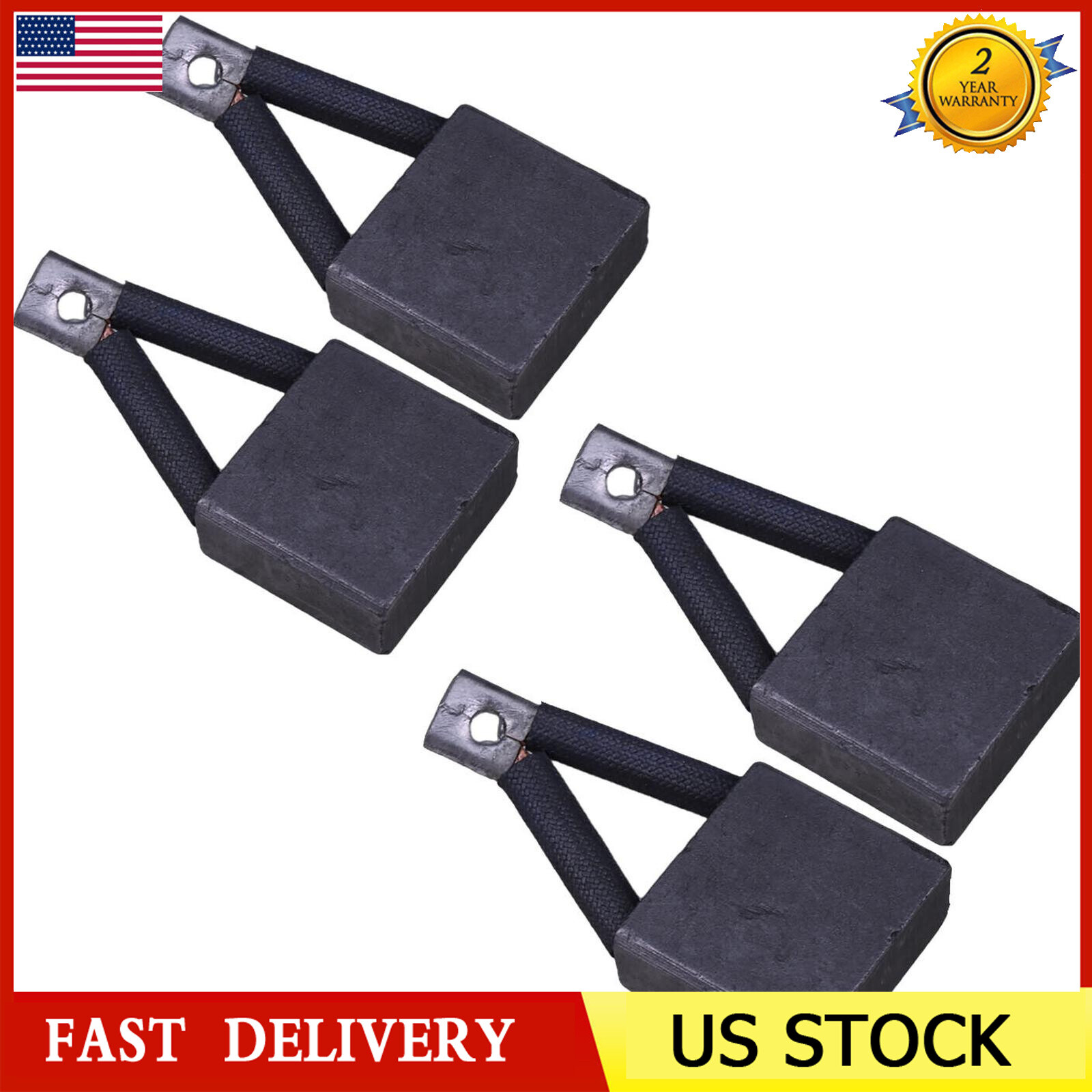4Pcs Motor Brush Kits 44751GT For Genie GR-20 GRC-12 GS-1932 GS-2032 GS-2646