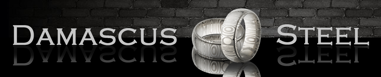Damascus Steel Ring, USA Custom Made Hand Finished Damascus Band