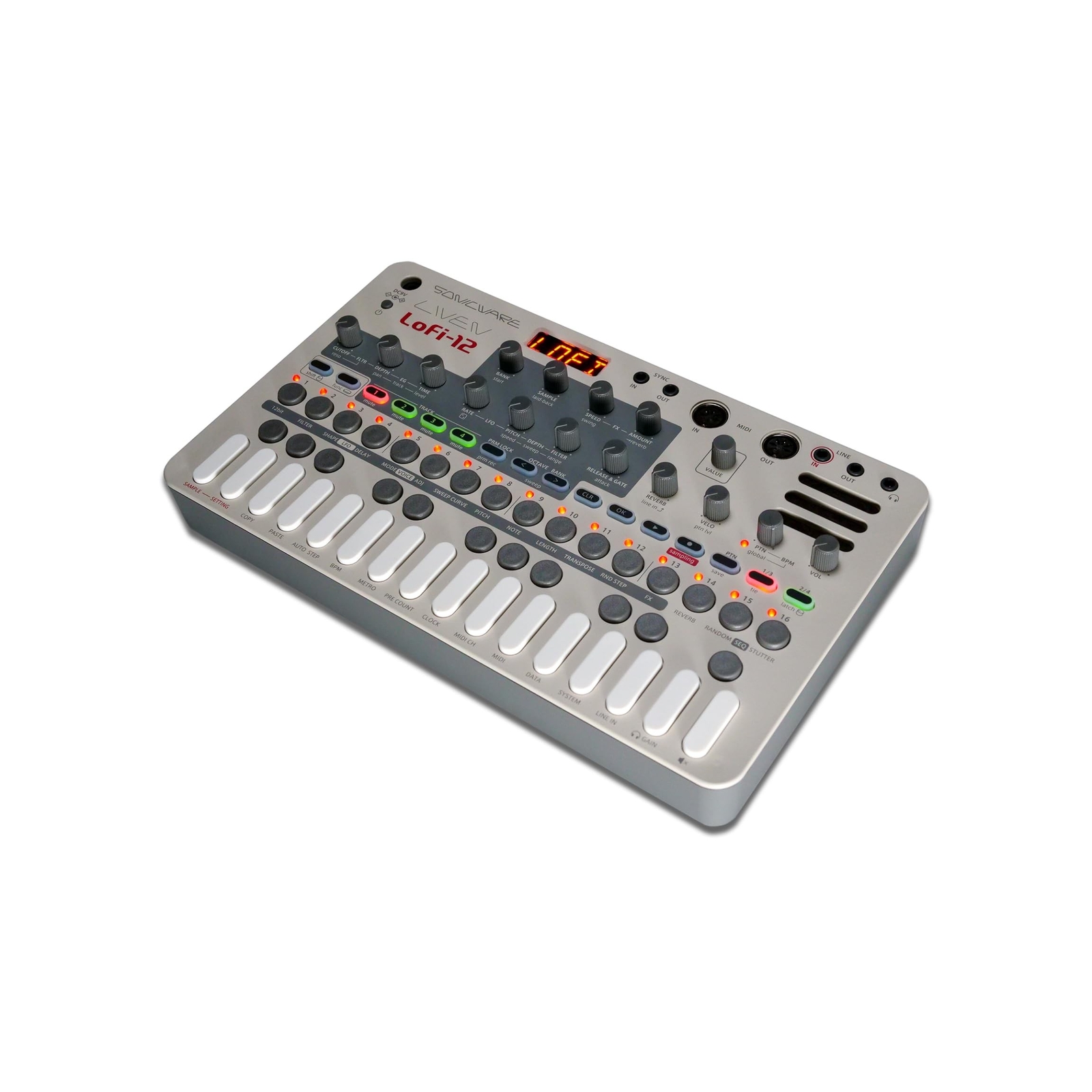 Liven Lofi-12 [Lo-fi Groovebox & Sampler] Retro sampling with 12bit Sampler m...