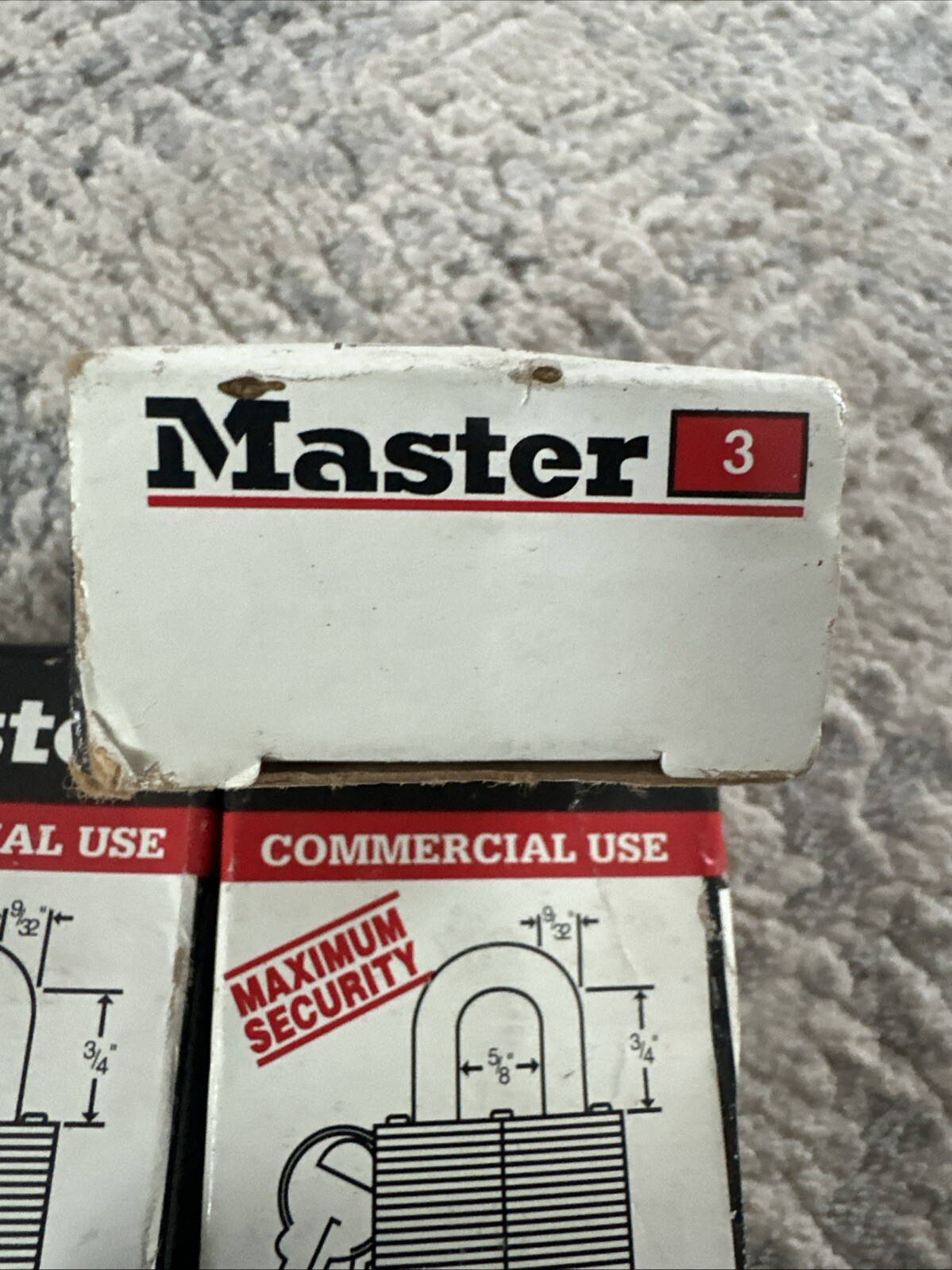 5-PACK Master Lock No 3 Commercial Maximum Security Locks Keyed Alike