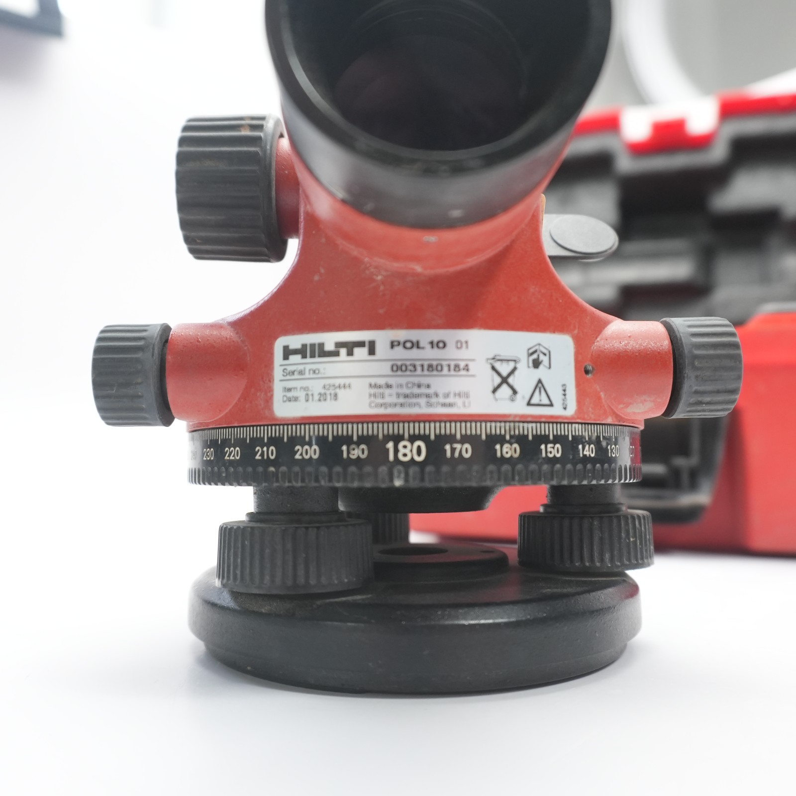 HILTI POL 10 OPTICAL LEVEL Laser layout tool WITH TRAVEL CASE