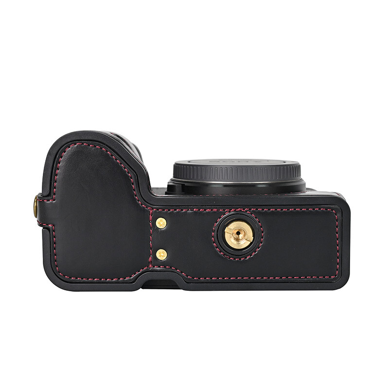 Leather Half Case for Sony A6700 Camera Protector Grip With Strap