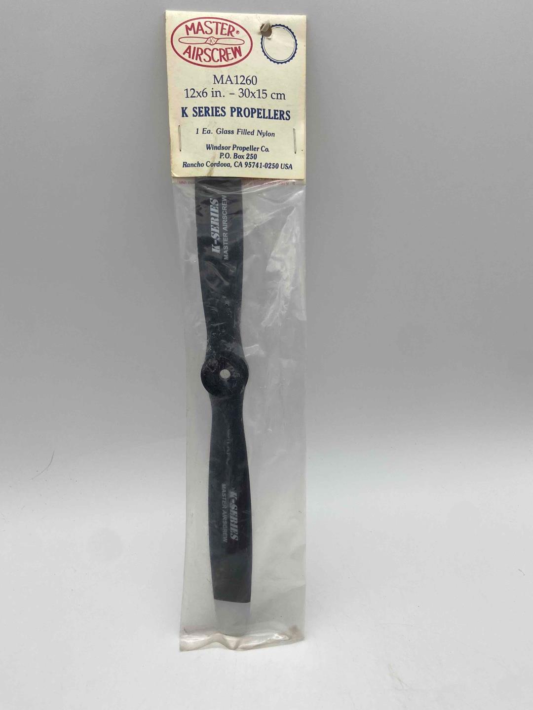Master Airscrew K Series MA1260 12X6 In 30X15 CM NIP