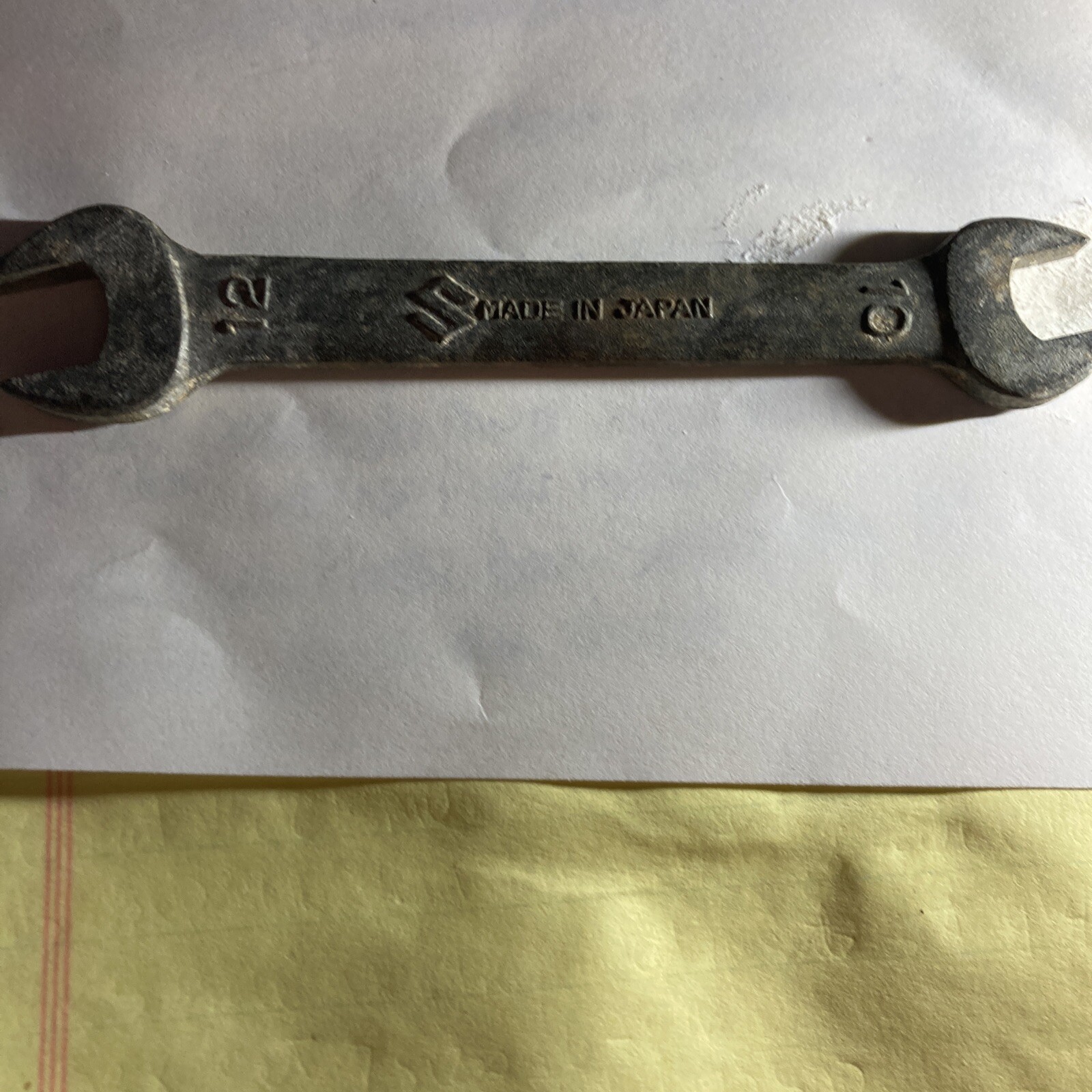 Vintage Suzuki 10-12 MM Open Ended Wrench