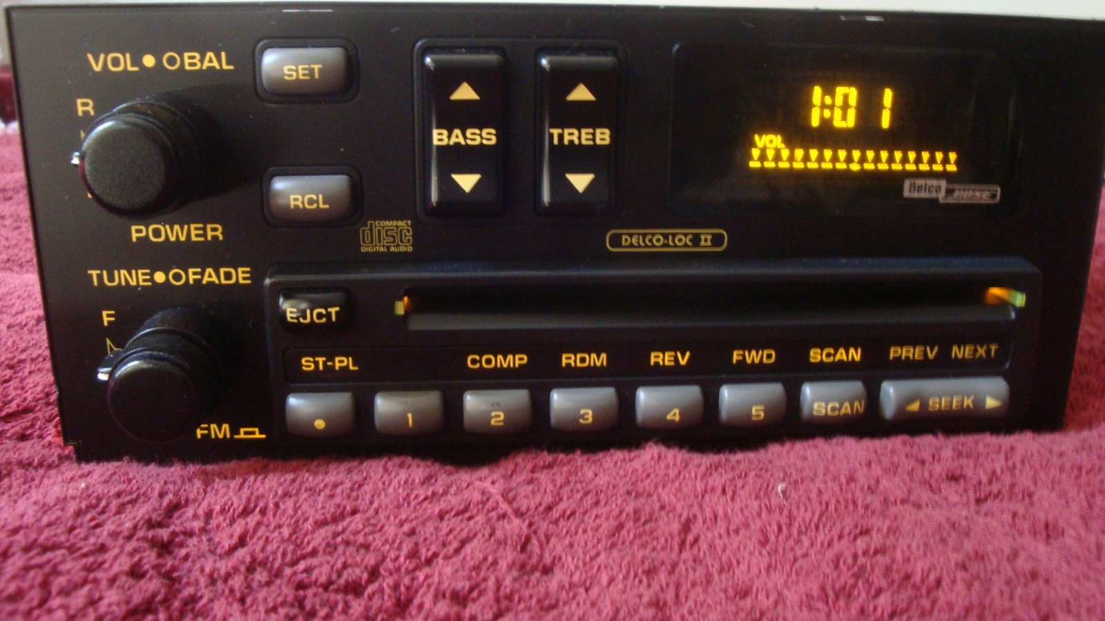 Chevy Camaro Delco CD player radio stereo Z28 Yellow Letter Bluetooth  16192371