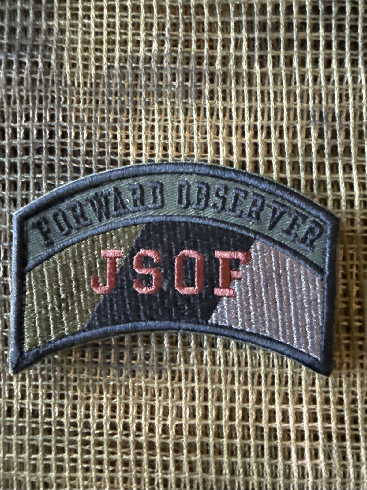 French Foreign Legion JSOF Forward Observer Team Color PATCH -Afgan