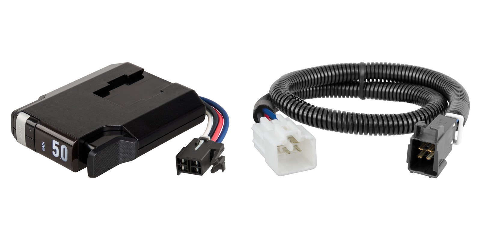 CURT Triflex Next Trailer Brake Controller & Vehicle Wiring Harness 51146 51362