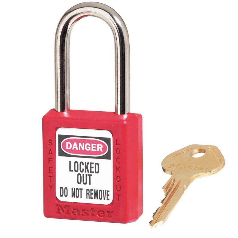 MasterLock 410KARED #410 Safety Lockout Padlock Red Keyed Alike Zenex