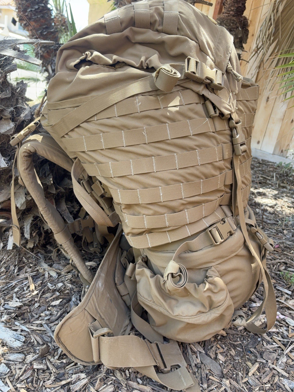 USMC Complete Main Pack FILBE Coyote Backpack Large Rucksack Assault Frame Belt