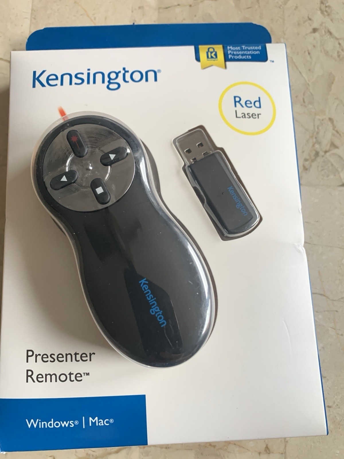 Kensington Wireless Presenter With Red Laser - Nano Receiver Windows/Mac FREE ✈️