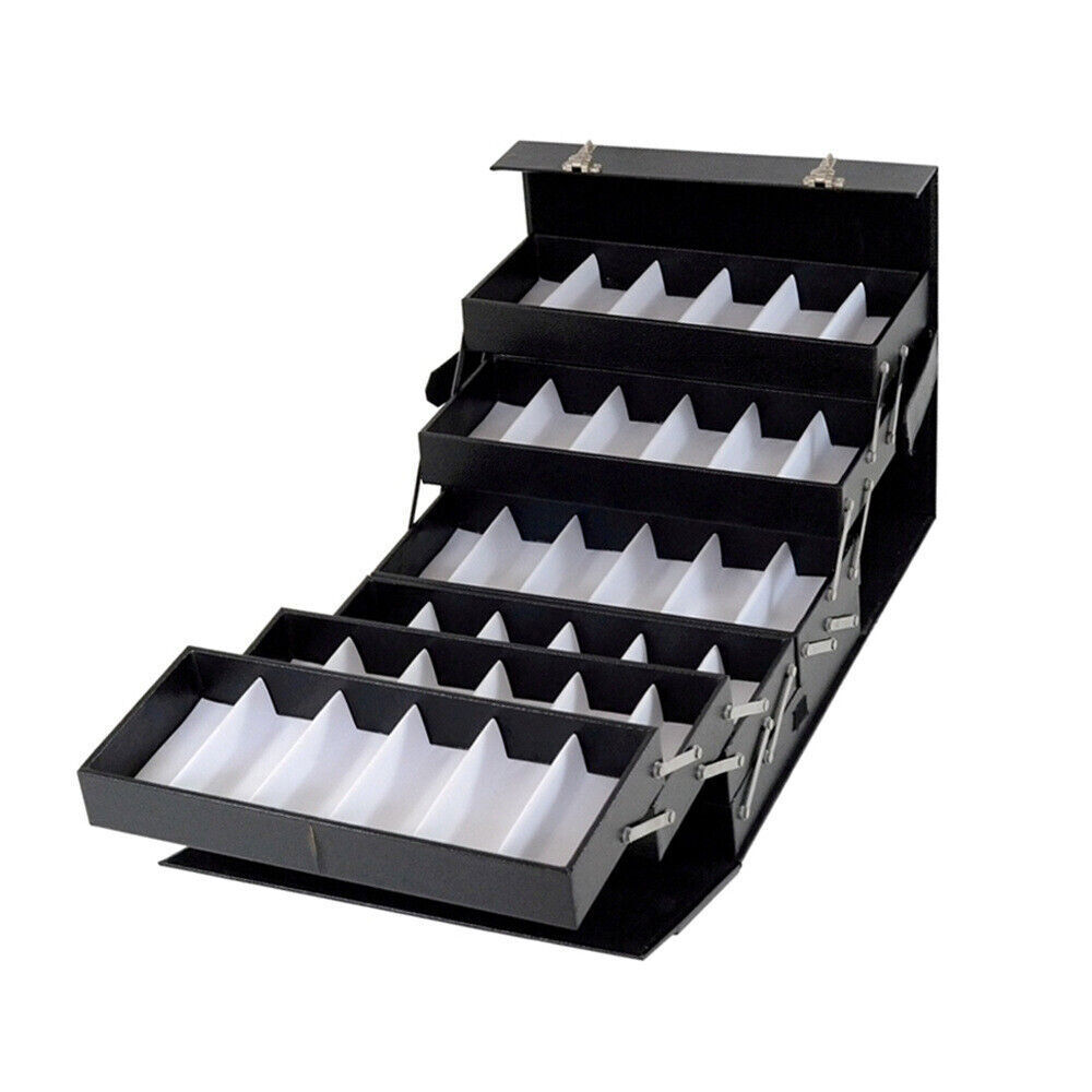 48 Pairs Foldable Multicase Sunglass Eyeglasses Suitcase Display Case PU