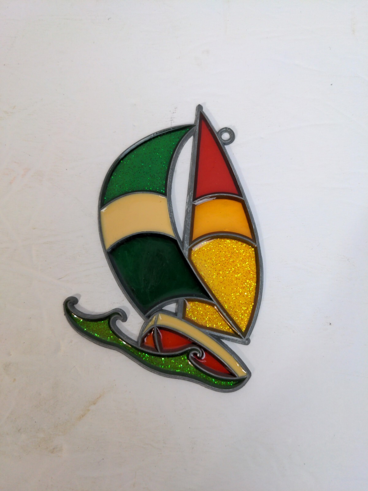 Suncatcher Sailboat Sparkle 5" × 3.5"