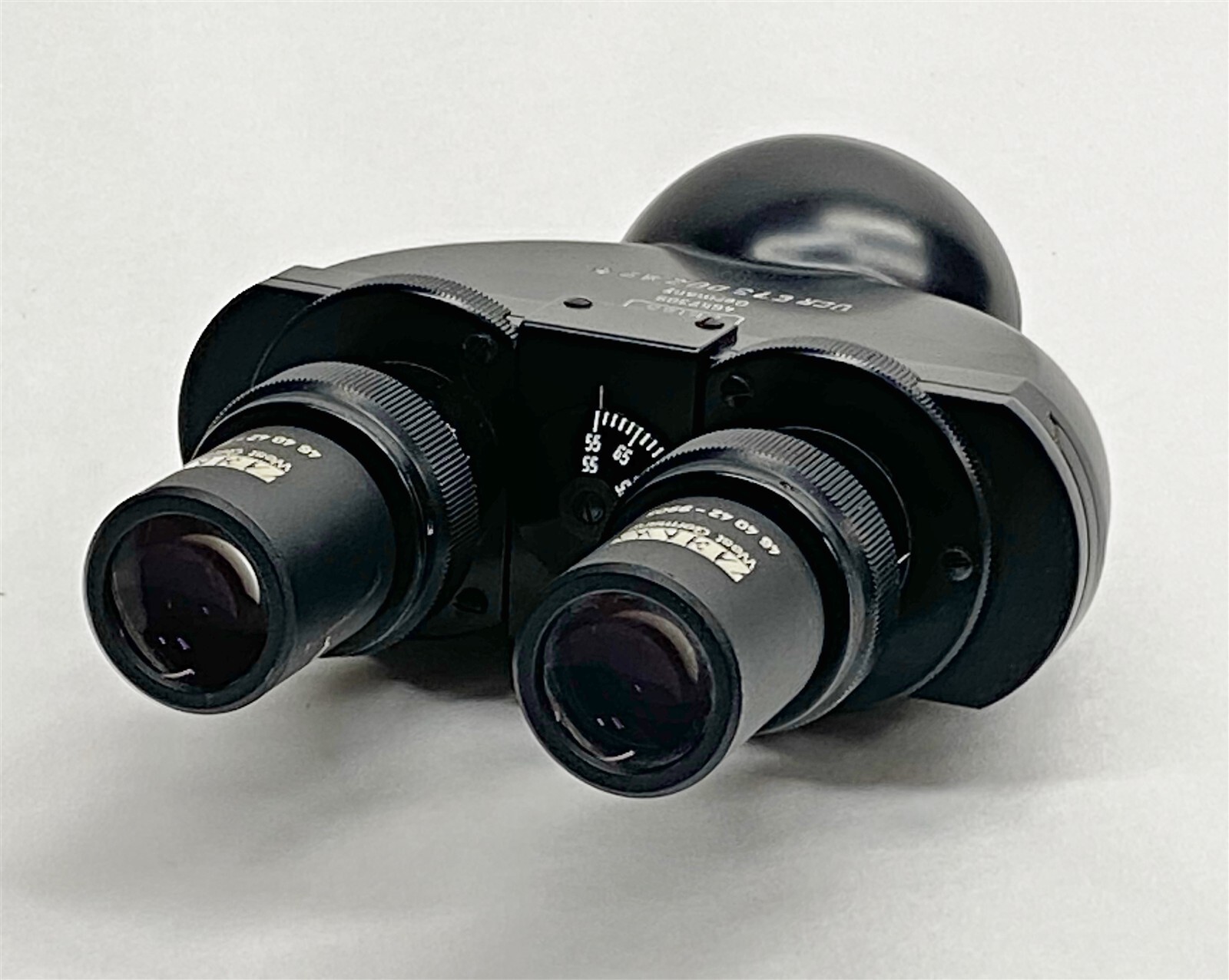 Carl Zeiss Microscope Binocular Head Vintage w/ 2*46 40 42-9903 Eyepiece
