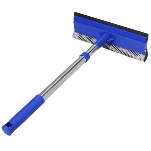 2-in-1 Car Windshield Squeegee and Sponge Scrubber for Cleaning and Washing,