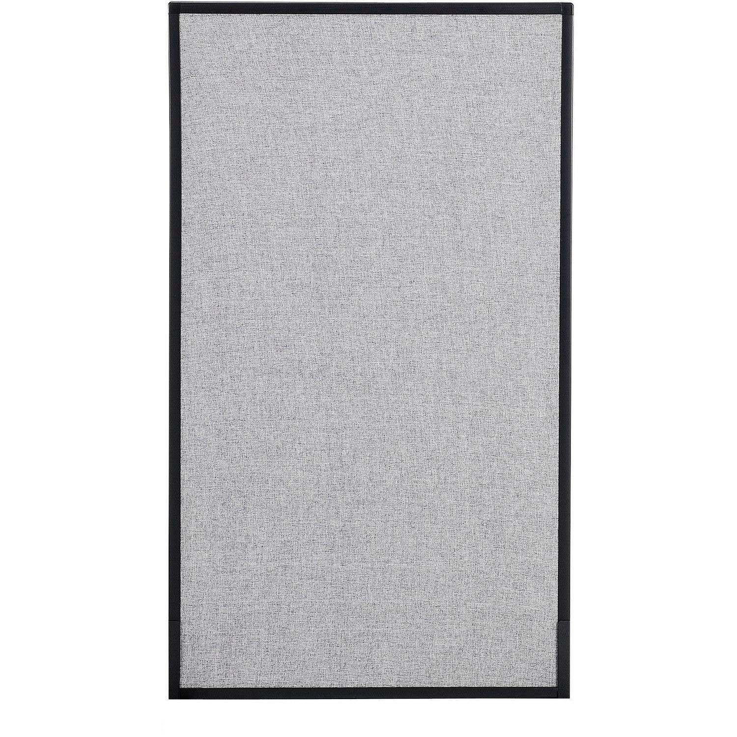 Office Partition Panel 24-1/4"W x 42"H Gray
