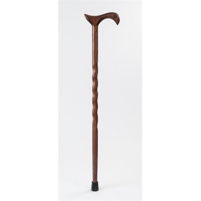 Brazos Walking Sticks DHTC1-R-34 34 in. Twisted Oak Or Ash Derby Walking Cane...