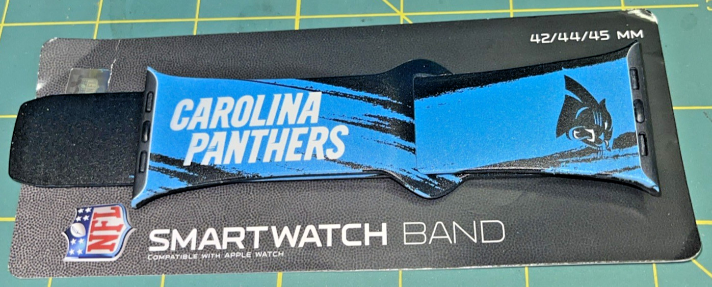 Carolina Panthers Apple Watch Band NEW 42/44/45 NFL Football