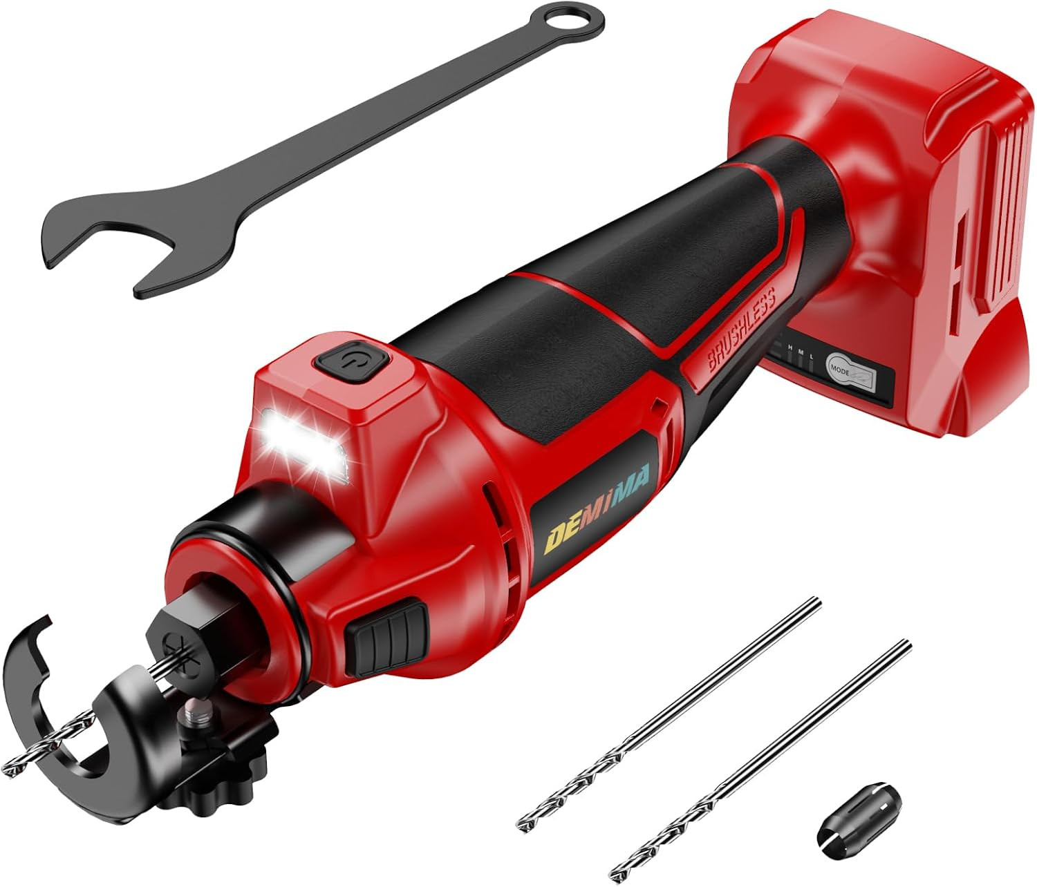 Cordless Drywall Cut-Out Tool Compatible with Milwaukee 18V Battery, 3 Speed Adj