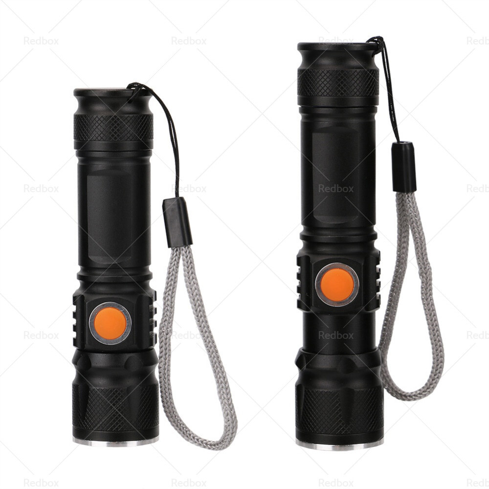 Rechargeable LED Flashlight Waterproof Torch Rainproof