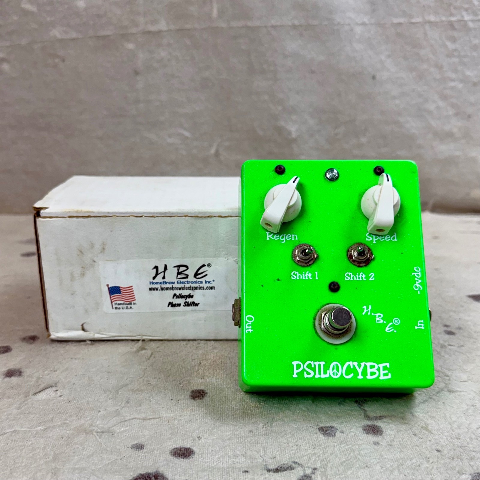 Used HomeBrew Electronics HBE Psilocybe Phase Shifter Guitar Effects Pedal