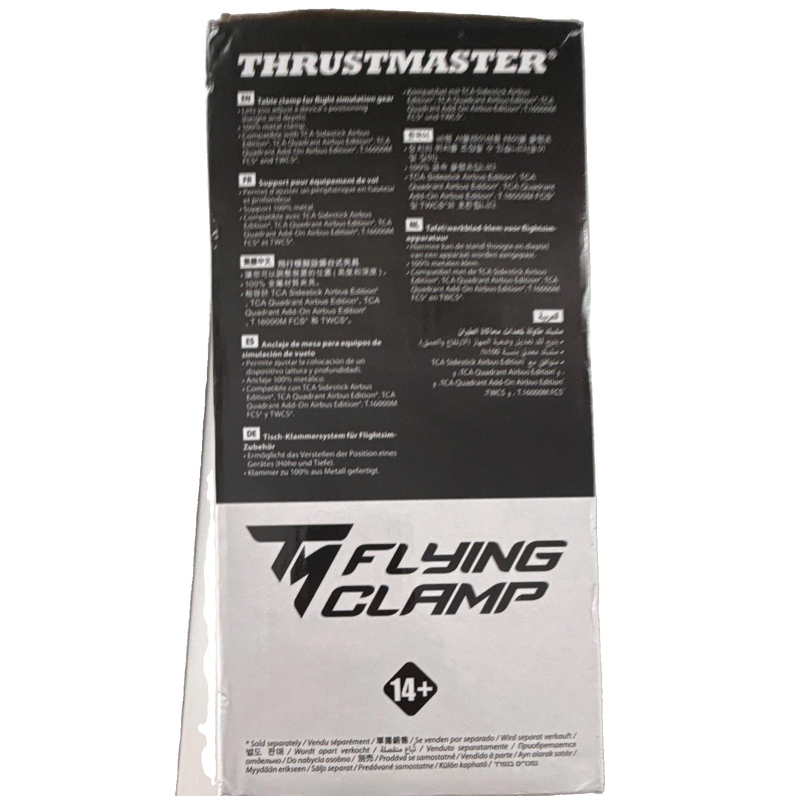 Thrustmaster Flying Clamp Table Mount for Flight Simulation Gear Open Box New