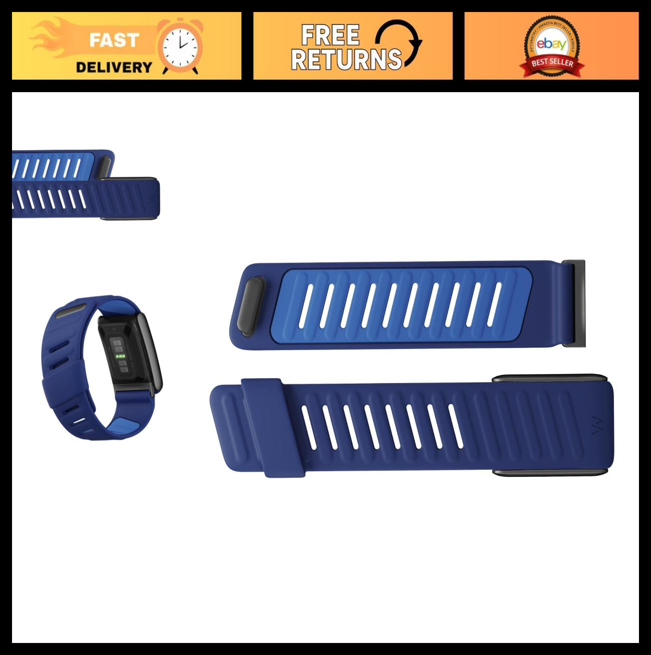 Waterproof Silicone Accessory for Health & Fitness Wearable - Sweatproof SportFl