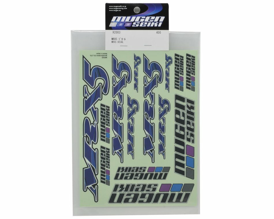 Vintage Mugen Seiki MRX5 DECAL H2003