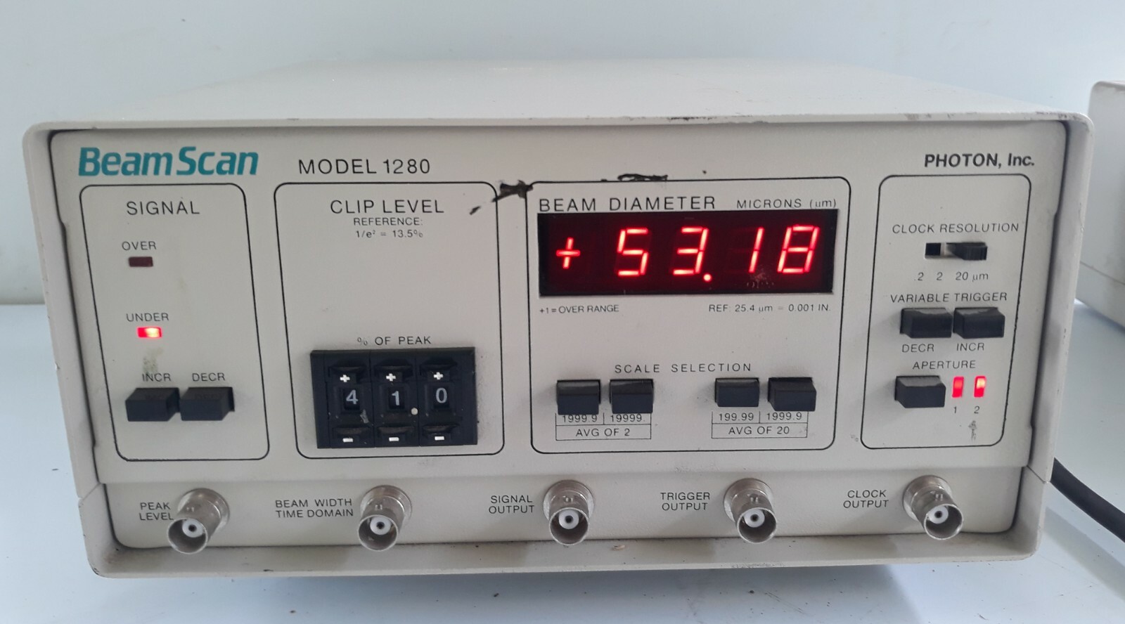 Beam Scan Model 1280 Control Unit  1280-RS232
